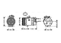 Compressor, air conditioning