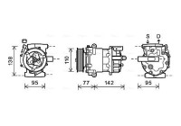 Compressor, air conditioning