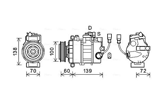 Compressor, air conditioning