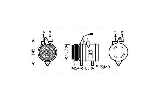 Compressor, air conditioning