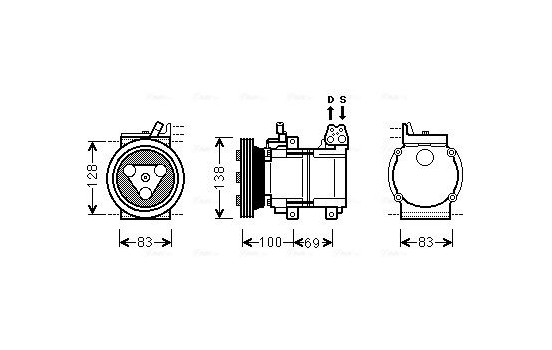 Compressor, air conditioning