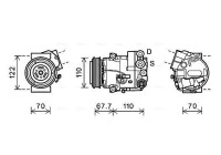 Compressor, air conditioning