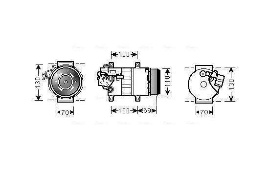 Compressor, air conditioning