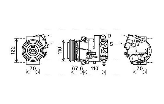 Compressor, air conditioning