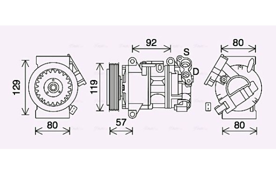 Compressor, air conditioning