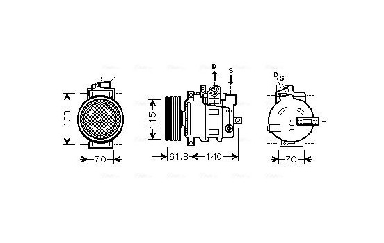 Compressor, air conditioning