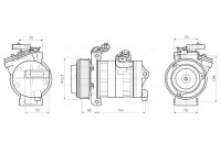 Compressor, air conditioning