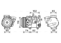 Compressor, air conditioning