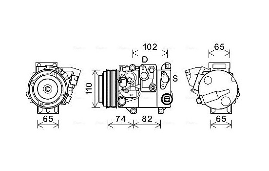 Compressor, air conditioning