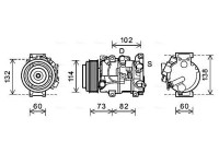 Compressor, air conditioning