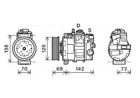 Compressor, air conditioning