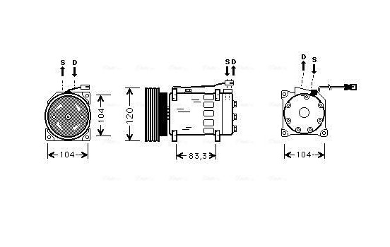 Compressor, air conditioning