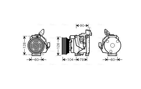 Compressor, air conditioning