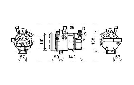 Compressor, air conditioning