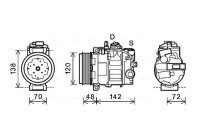 Compressor, air conditioning