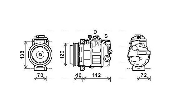 Compressor, air conditioning