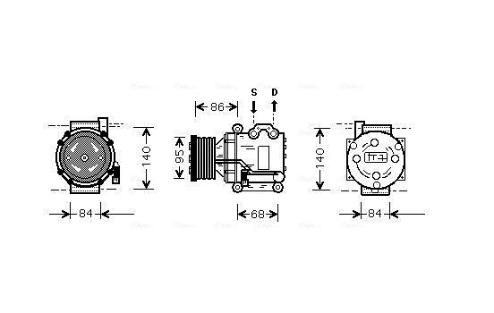 Compressor, air conditioning