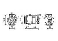 Compressor, air conditioning