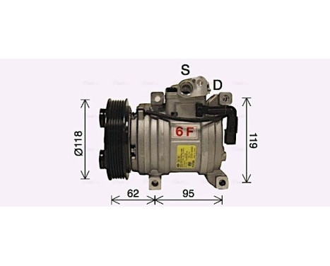Compressor, air conditioning