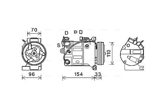 Compressor, air conditioning