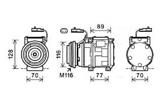 Compressor, air conditioning