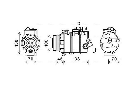 Compressor, air conditioning