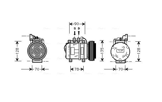 Compressor, air conditioning