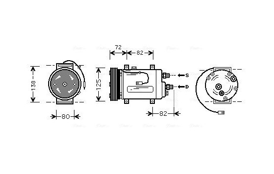 Compressor, air conditioning