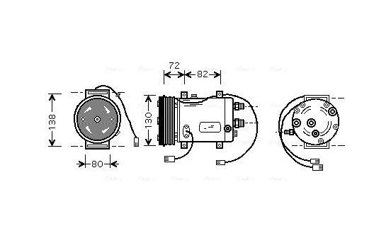 Compressor, air conditioning