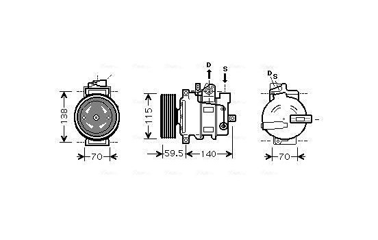 Compressor, air conditioning