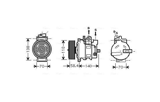 Compressor, air conditioning