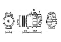 Compressor, air conditioning