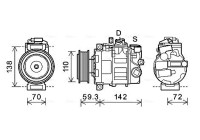 Compressor, air conditioning
