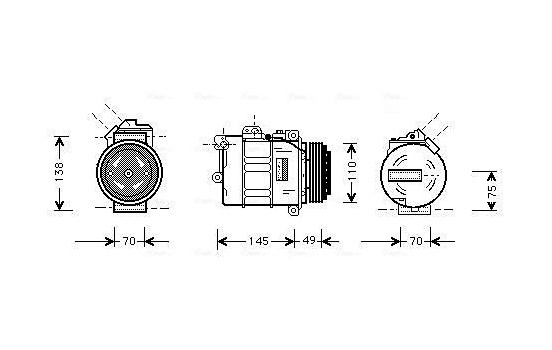 Compressor, air conditioning