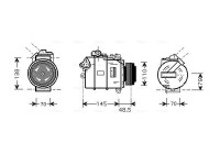 Compressor, air conditioning