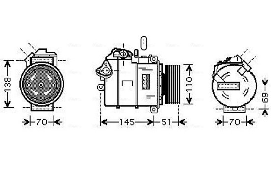 Compressor, air conditioning