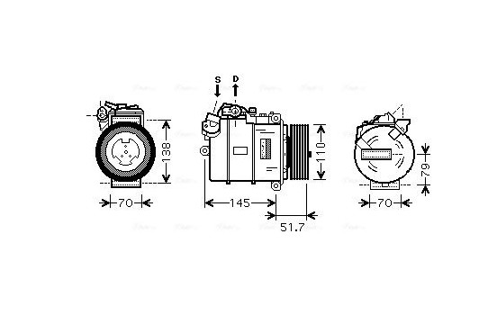 Compressor, air conditioning