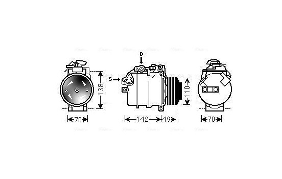 Compressor, air conditioning