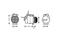 Compressor, air conditioning