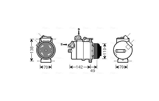 Compressor, air conditioning