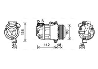 Compressor, air conditioning