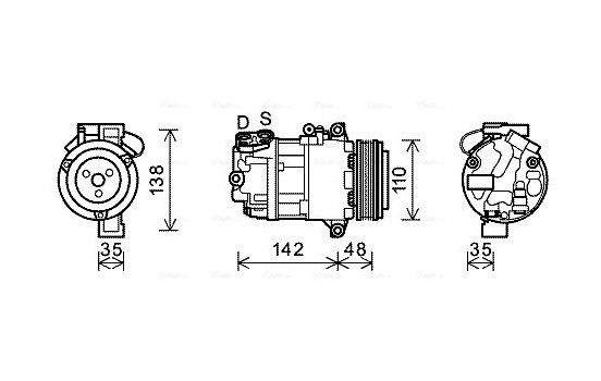 Compressor, air conditioning