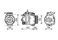 Compressor, air conditioning