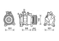 Compressor, air conditioning