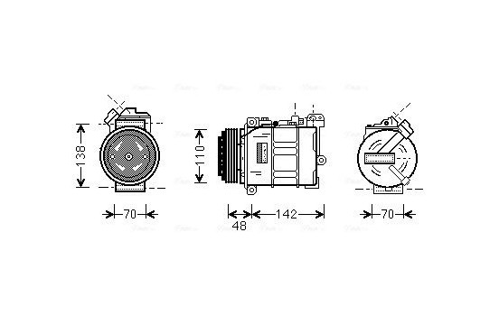 Compressor, air conditioning