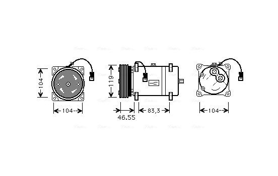 Compressor, air conditioning