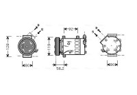 Compressor, air conditioning