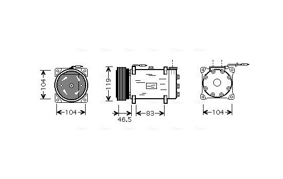 Compressor, air conditioning