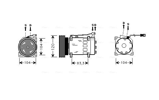 Compressor, air conditioning