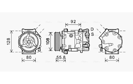 Compressor, air conditioning